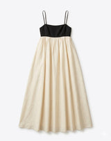 Vestido Sirocco — Maxi Bicolor con Tirantes — vista lateral